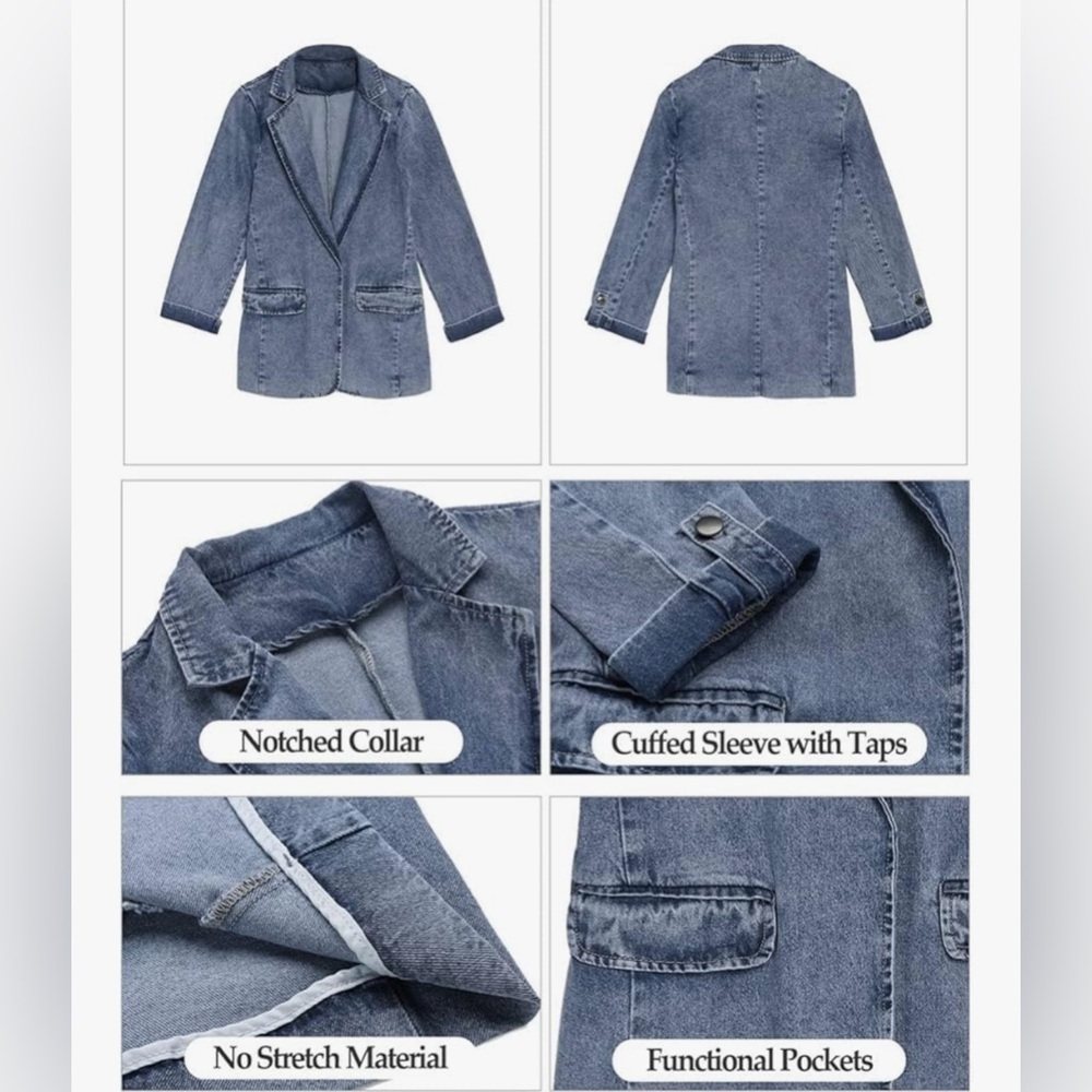 Denim Women's Jacket - Picture 4 of 5